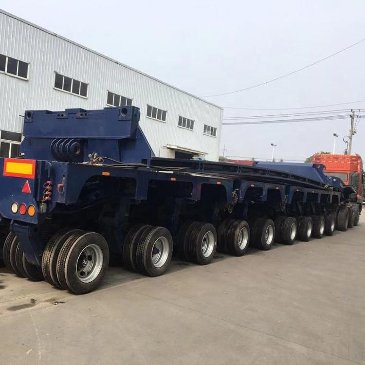 重型液压多轴低床模块化运输半挂车