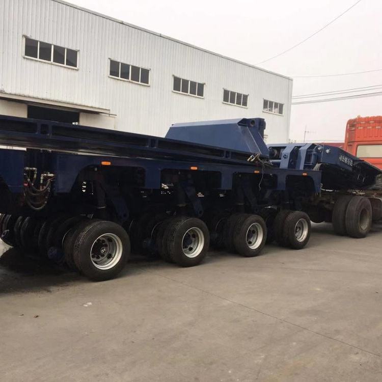 重型液压多轴低床模块化运输半挂车