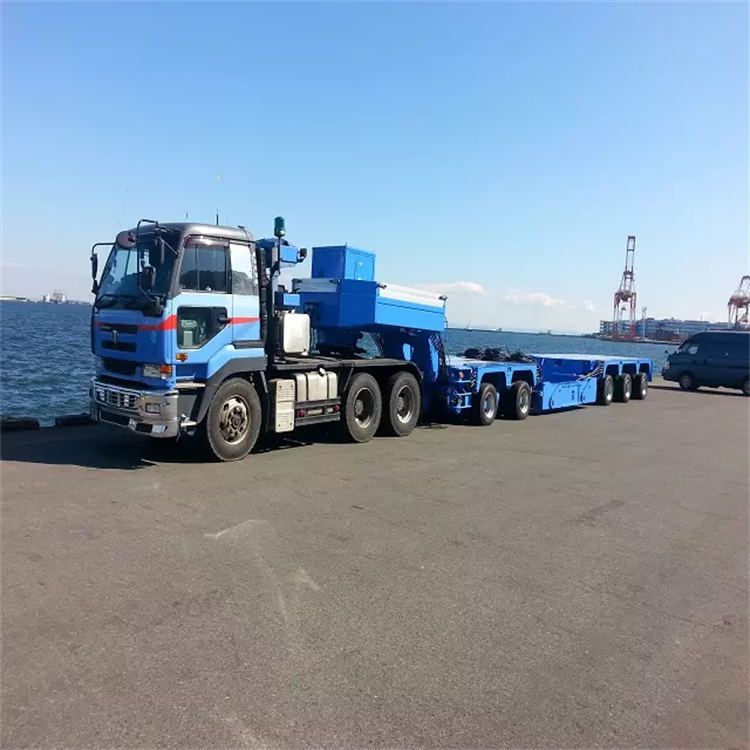 Three wire six axle steering semi-trailer - Yangzhou Vulcan Machinery Manufacturing Co., Ltd