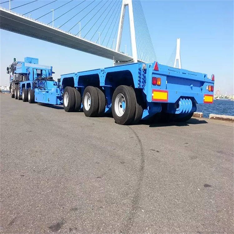 Three wire six axle steering semi-trailer - Yangzhou Vulcan Machinery Manufacturing Co., Ltd