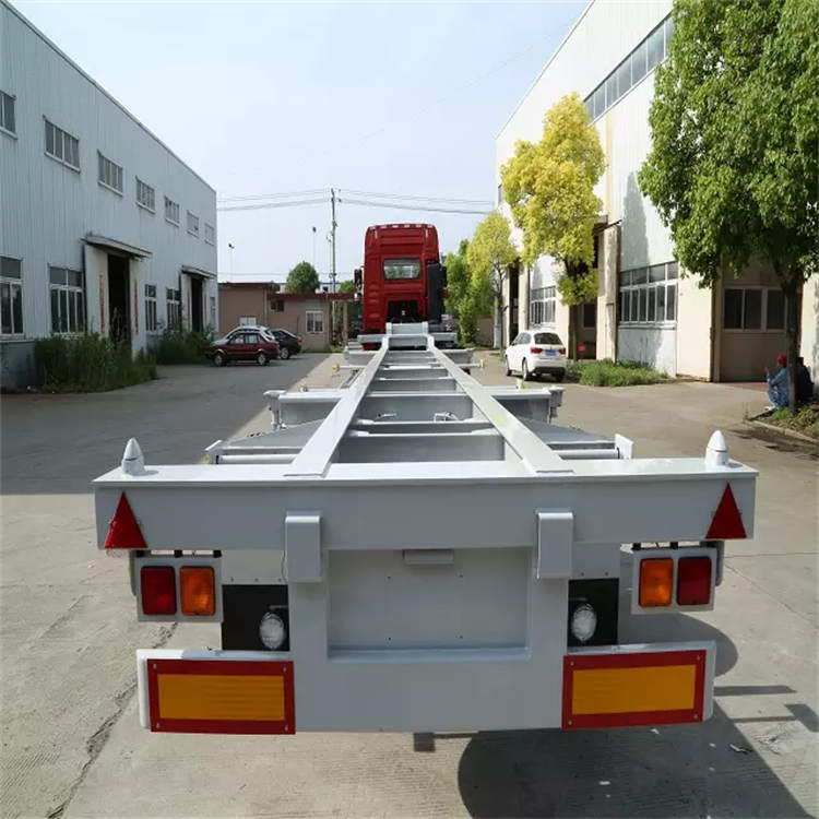 Heavy Large Special Logistics Container Semi Trailer | Yangzhou Vulcan Machinery Manufacturing Co., Ltd