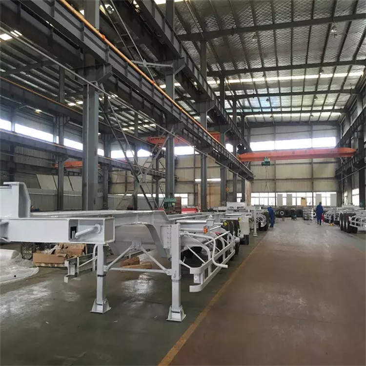 Heavy Large Special Logistics Container Semi Trailer | Yangzhou Vulcan Machinery Manufacturing Co., Ltd