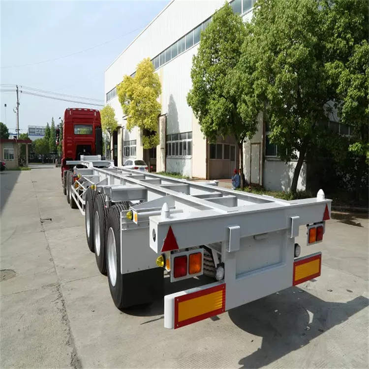Heavy Large Special Logistics Container Semi Trailer | Yangzhou Vulcan Machinery Manufacturing Co., Ltd