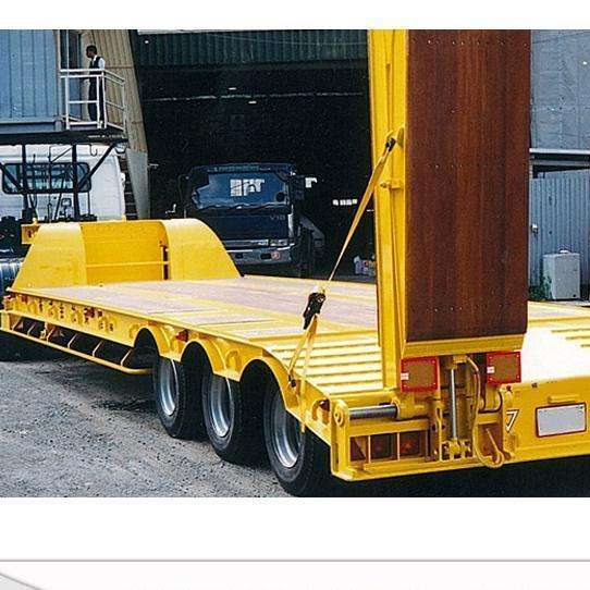 高品質のフラットセールトラックマックアスセミフルグースネック油圧ローパックドイツエアサスペンションフラットベッドトレーラー 揚州バルカン機械製造株式会社