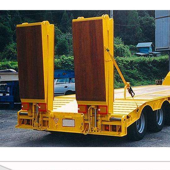 高品質のフラットセールトラックマックアスセミフルグースネック油圧ローパックドイツエアサスペンションフラットベッドトレーラー 揚州バルカン機械製造株式会社