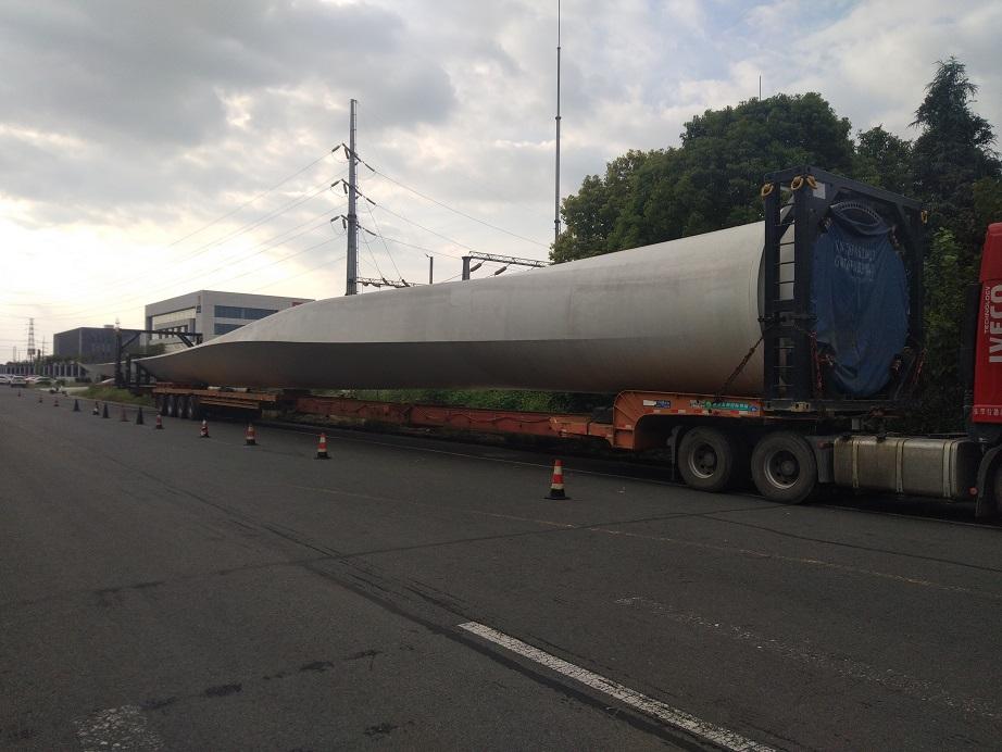 可扩展风力涡轮机刀片65m70m拖车 - 扬州市伏尔坎机械制造有限公司