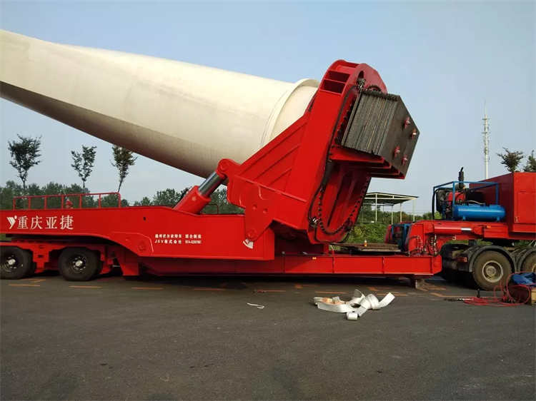Extendable Wind Turbine Blade Transport 65M Trailer | Yangzhou Vulcan Machinery Manufacturing Co., Ltd