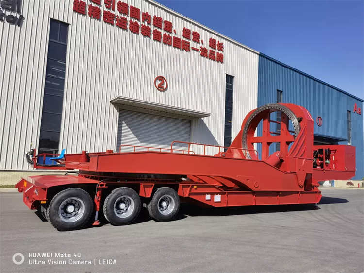 3 Axle Wind Turbine Blade Transporter Trailer for 62 M Wind Power Equipment | Yangzhou Vulcan Machinery Manufacturing Co., Ltd