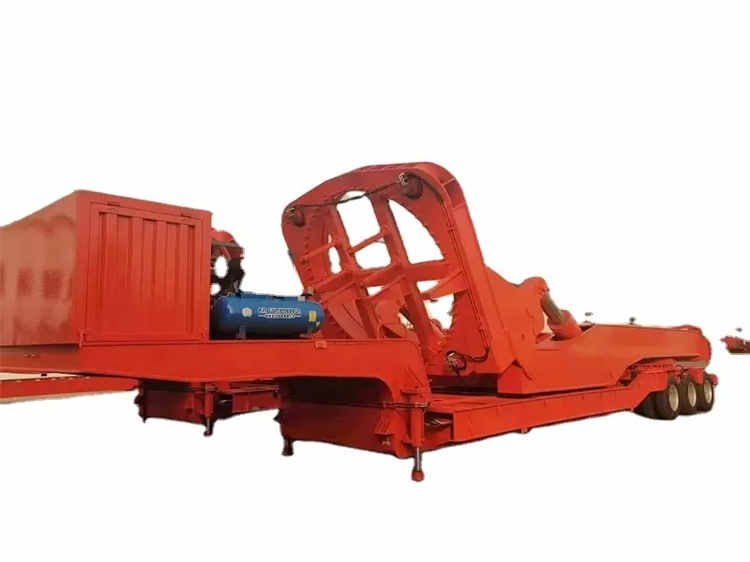 100 Meters Wind Power Turbine Blade Semi Trailer for Mountain Road Transport | Yangzhou Vulcan Machinery Manufacturing Co., Ltd