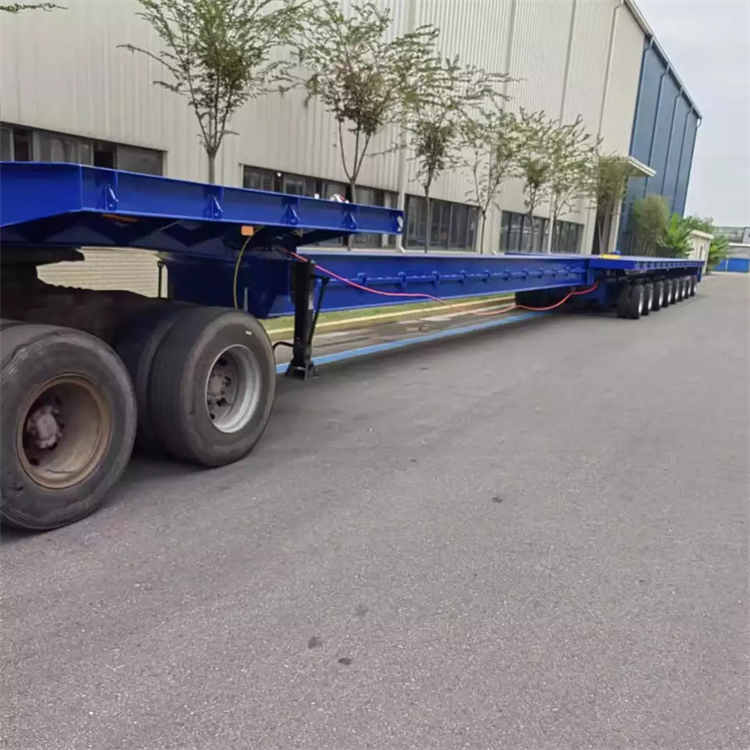6 Axles Wind Power Blade Road Transporter Trailer with Pull-out Extension 38m | Yangzhou Vulcan Machinery Manufacturing Co., Ltd