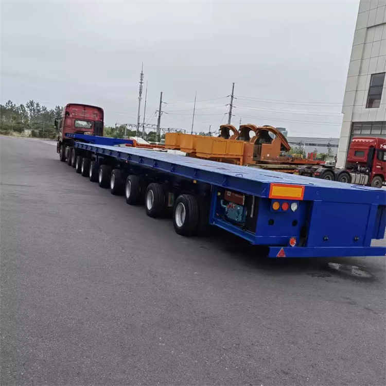 6 Axles Wind Power Blade Road Transporter Trailer with Pull-out Extension 38m | Yangzhou Vulcan Machinery Manufacturing Co., Ltd