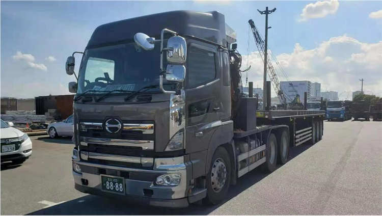 3 Axle 40FT Flatbed Semi Truck Trailer