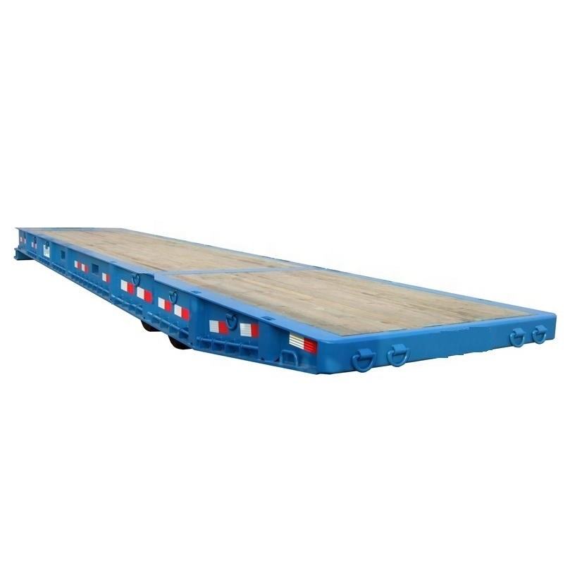 2/3アクスル20フィート40フィートコンテナスケルトンマフィターミナルフラットベッドセミトレーラー