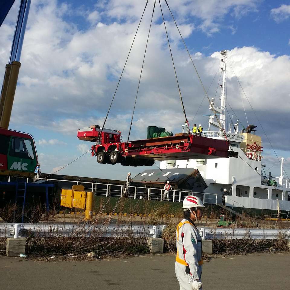 吊装白色定制专用拖车