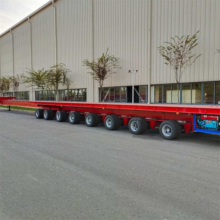 20M+12M Extendable Platform Wind Power Turbine Blade Transport Semi Traile